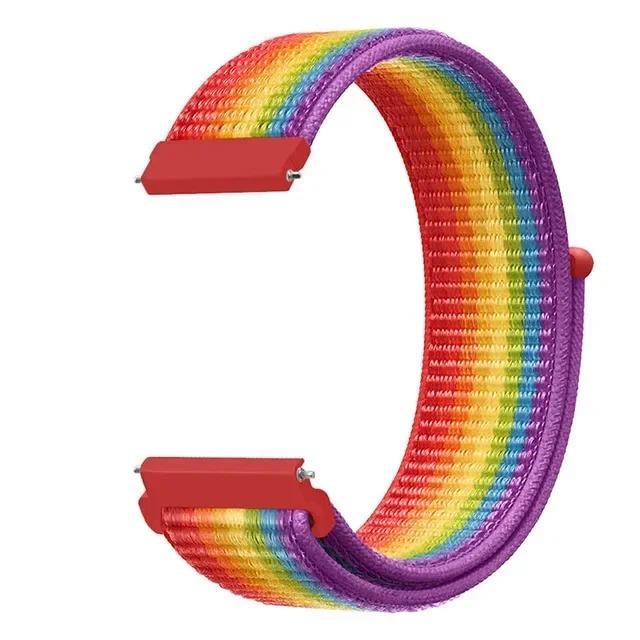 18/20/22mm Nylon Strap Compatible with Garmin Venu2 2s Venu3 3s Magnetic Breathable Loop Watchbands 
