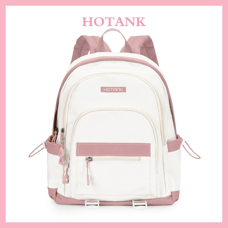 HOTANK Ransel Portabel Ransel Angin Mahasiswa Perguruan Tinggi Tas Sekolah Mode Sekolah Menengah Sis