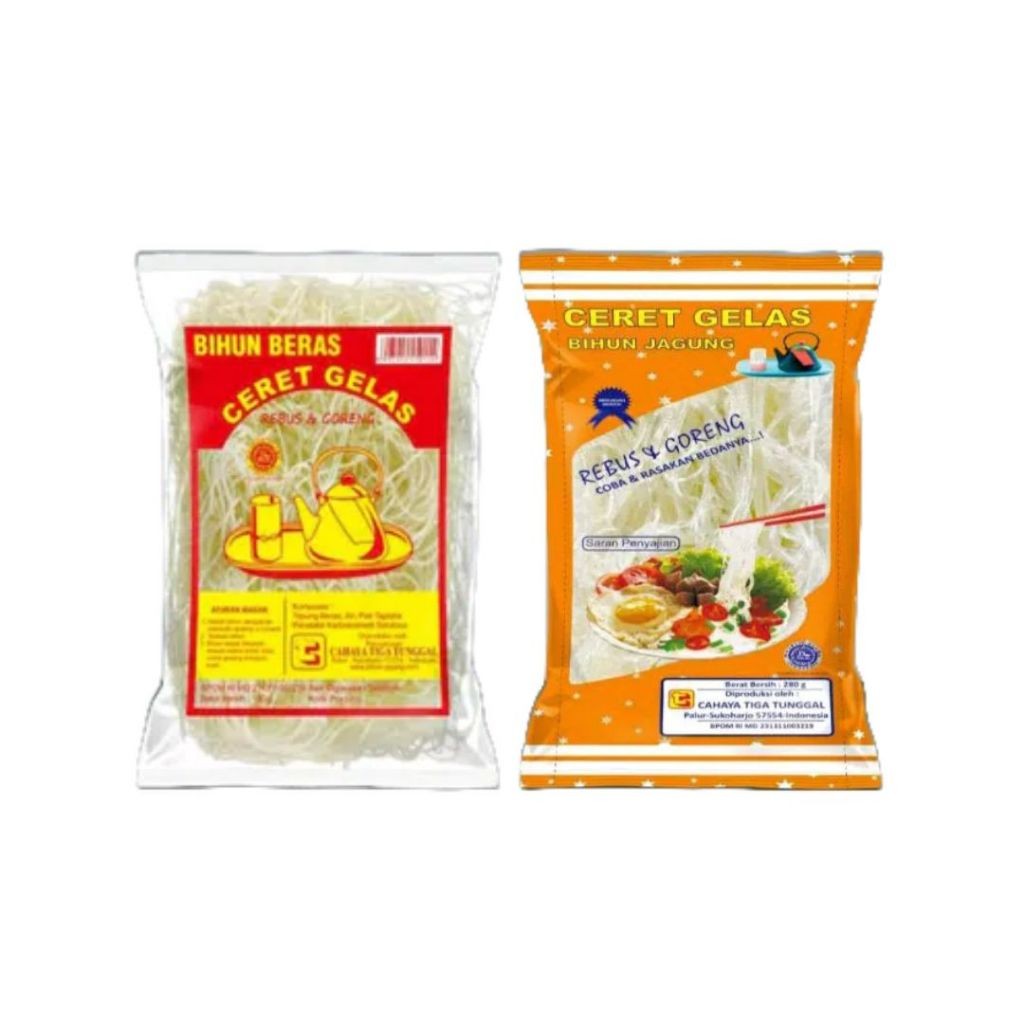 

Ceret Gelas Bihun Beras Ceret Gelas 160GR & 80GR