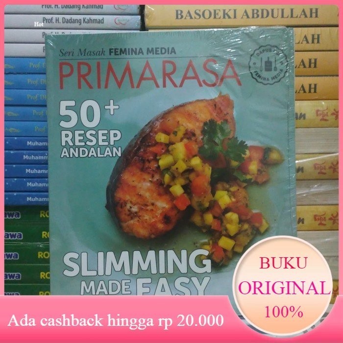 Buku Seri Masak Femina 50 RESEP ANDALAN SLIMMING MADE EASY Bekas