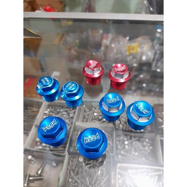 baut posh blue tutup as sok shock depan sonic as 26 bukan probolt twotone gold