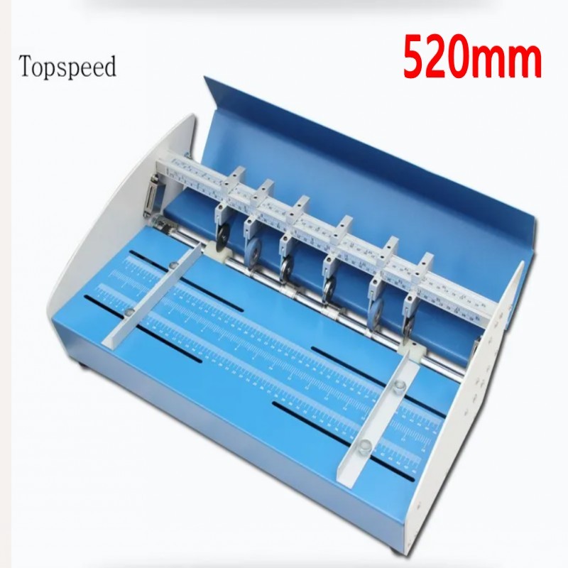 

520mm Electric Paper Creasing Machine Paper Cutter and Perforator 3 in 1 Combo 110V or 220V