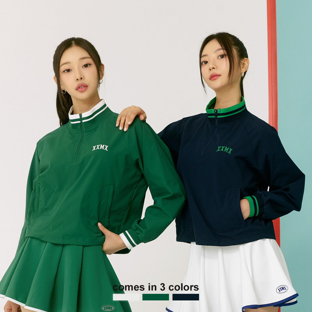 XEXYMIX Point Half Zip-up Anorak Jaket Olahraga Wanita - XWFHZ01H3