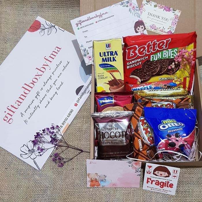 

SNACK GIFT / SNACK BOX / SNACK BOX MURAH / SNACK BOX PAKET HEMAT
