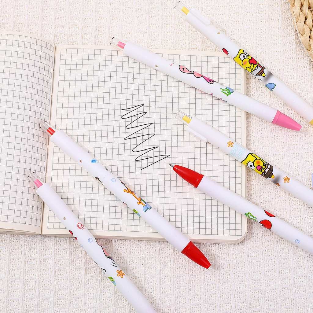 

-JOJU- PENA GEL MEKANIK 1SET ISI 6PCS / PULPEN GEL MEKANIK MOTIF BUNNY AND PINKY GIRL / BOLPOIN MEKANIK TINTA CAIR