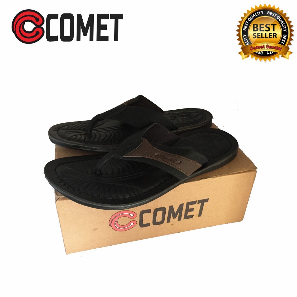 Sandal Jepit Pria Sandal Kulit Pria Dewasa Sandal Pria Casual Elegan Terbaru Sandal Comet