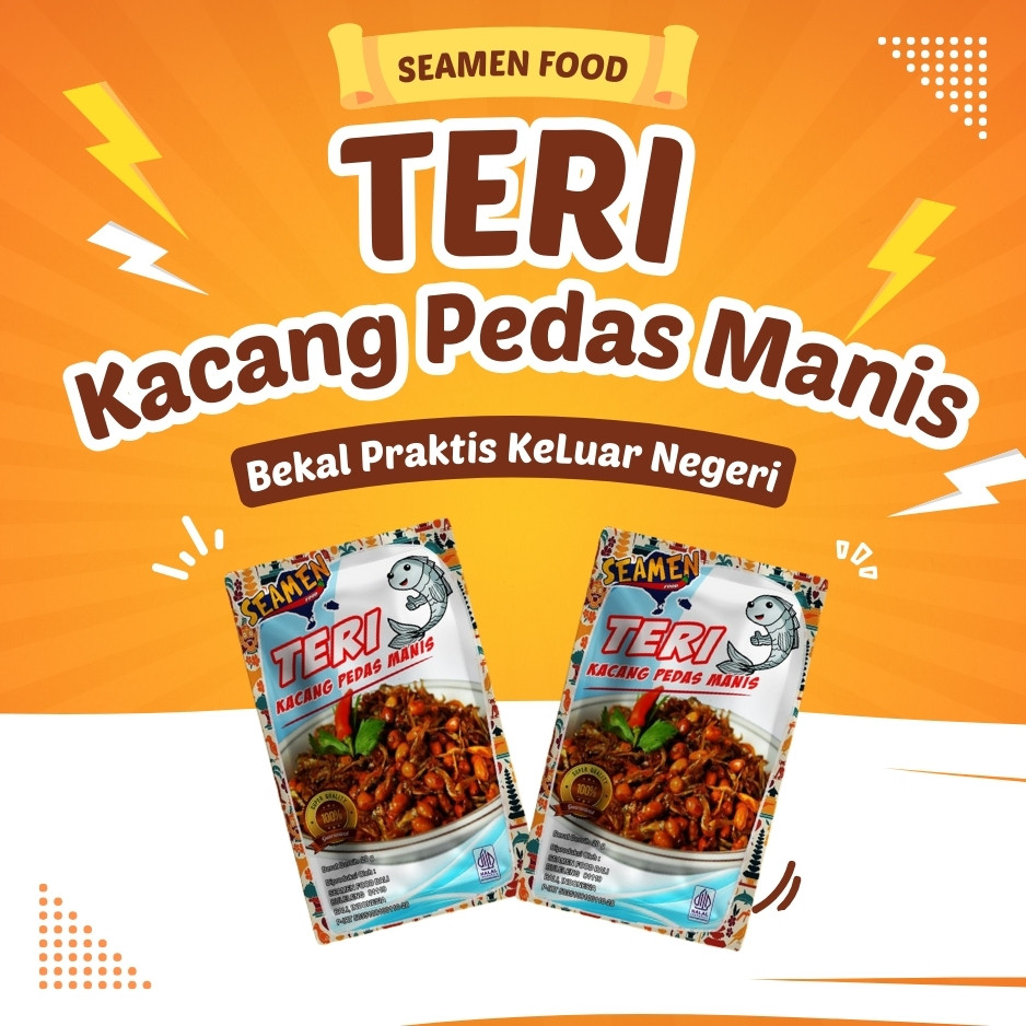 

TERI KACANG PEDAS MANIS ISI 5 SASET. MASA SIMPAN 1 TAHUN