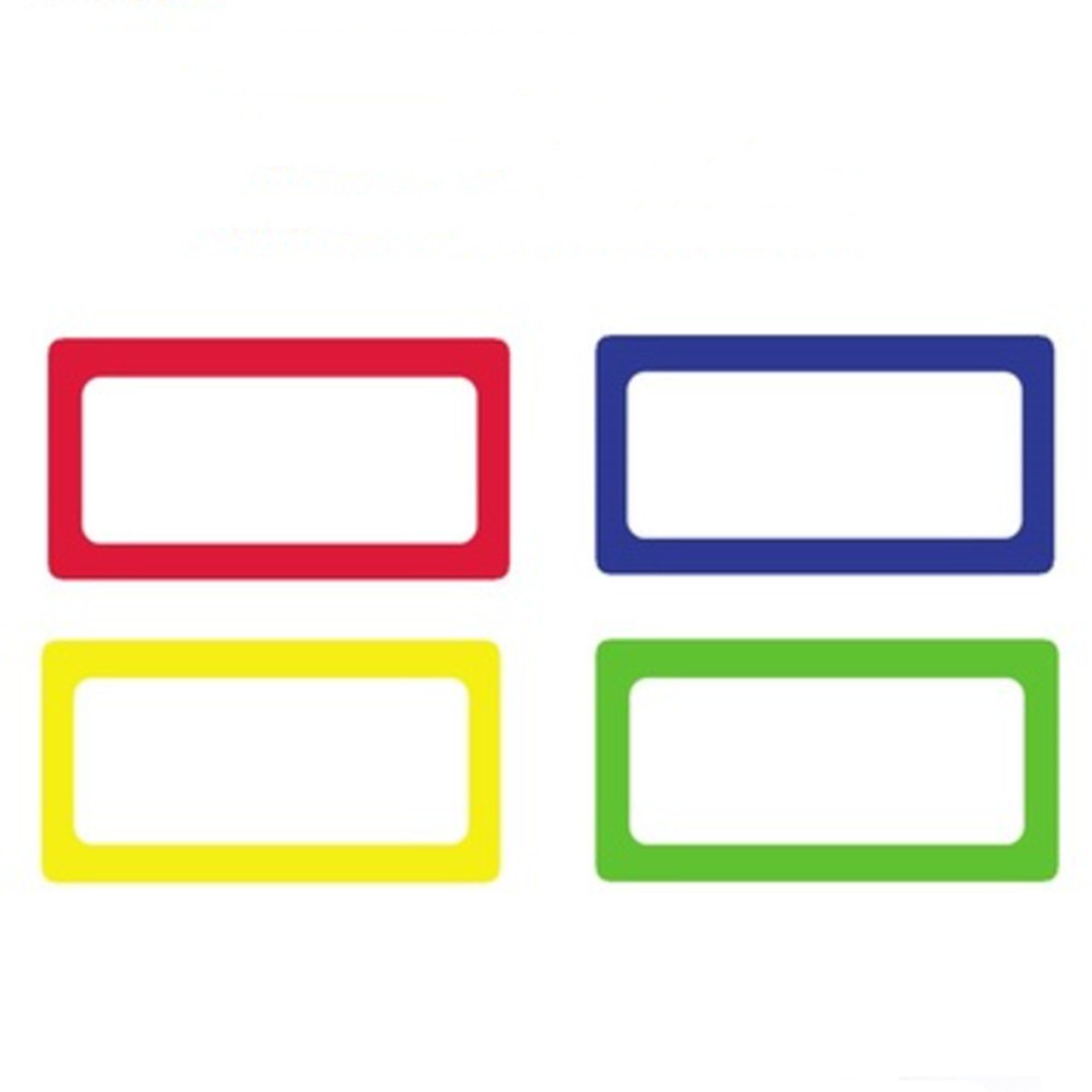 

4PCS Magnetic Dry Erasable Labels Name Plate Writable Flexible Magnet Name Tags Sticky Labels and Stickers 200X90MM With Magnet