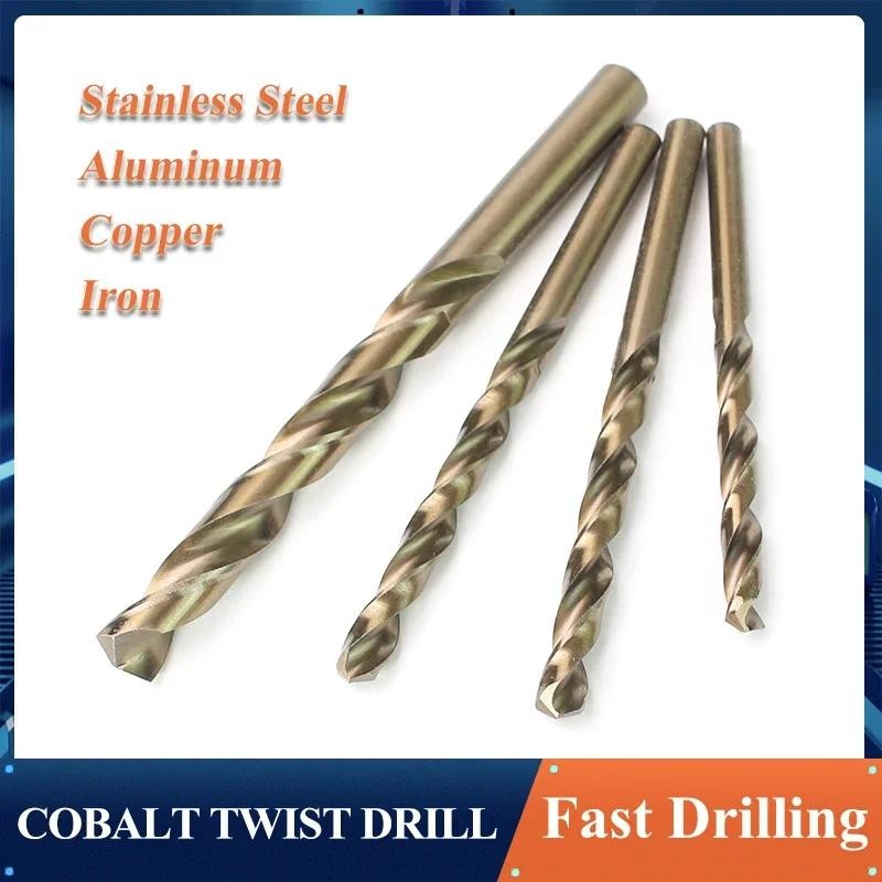

M35 1-12mm contains Cobalt High Speed Steel Drill Bit Straight Shank Drill Twist Drill 1PC