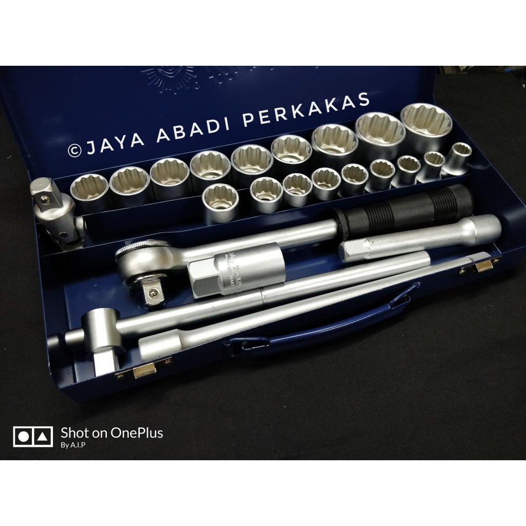 KUNCI SOCK SET - SOCKET SET TJAP MATA GERMANY 25PCS