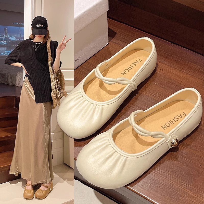 Sandal Slip On Wanita Flat / Sandal Empuk Wanita / Sandal Fashion / Sandal Ujung Tertutup DM909