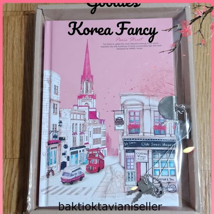 Schedule Diary Kunci NO Year Ori Korea - Pink
