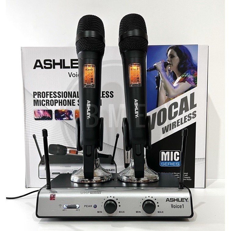 DISKON Mic Wireless Ashley Voice 1 (Original) ORI