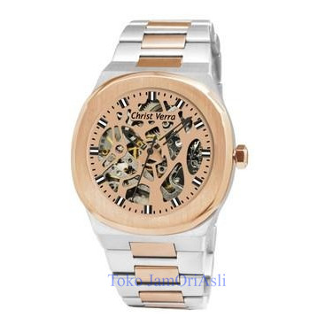 Promo Original Jam Tangan Christ Verra CV 10458LAT-14 RG  Murah Garansi Resmi 2 Tahun