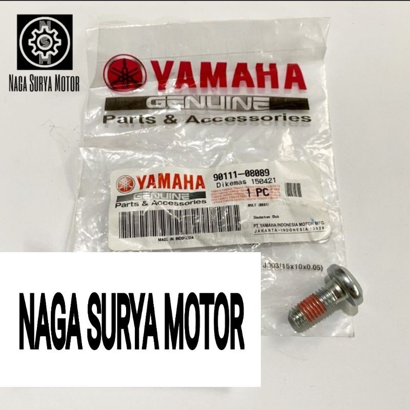 Baut piringan cakram New R15 V3 MT15 Vixion R XSR 90111-08089 ORI YGP