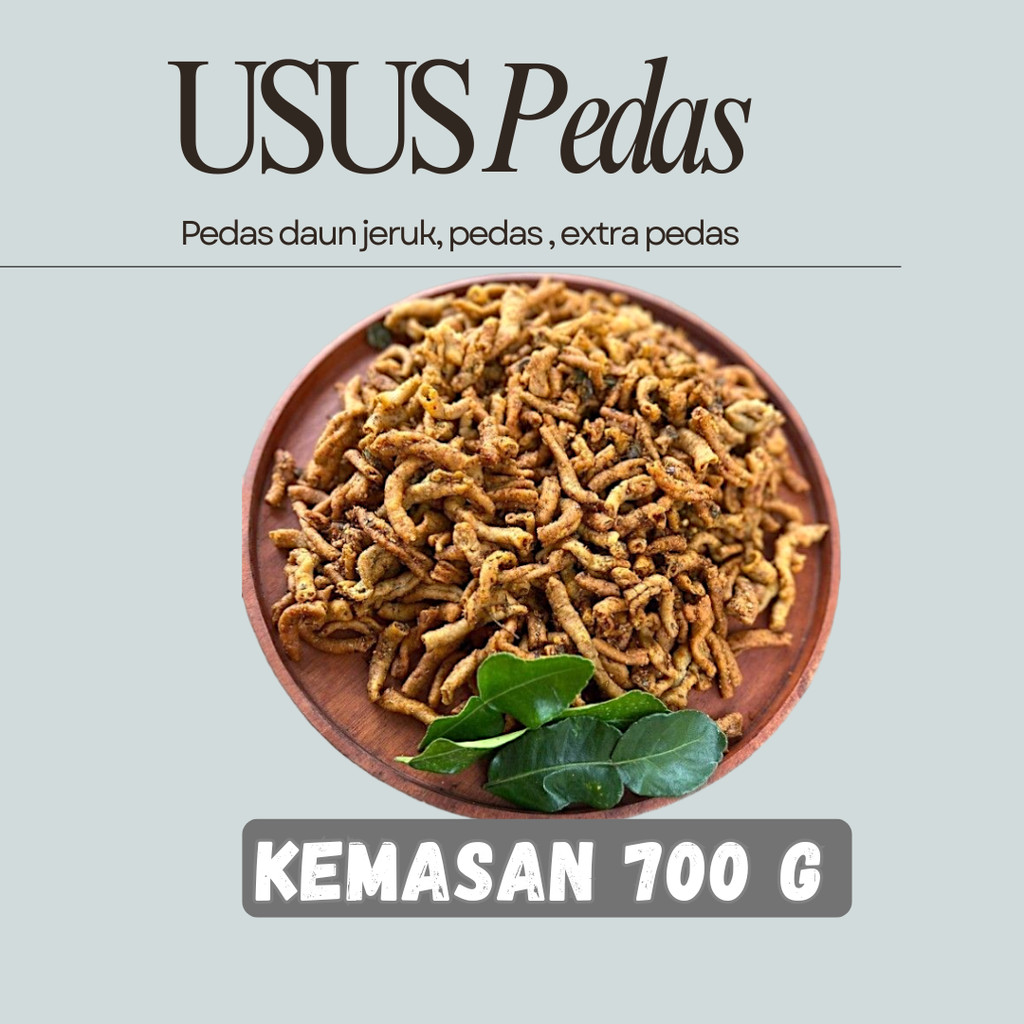 

KERIPIK USUS AYAM PEDAS MANTAP 700 gram