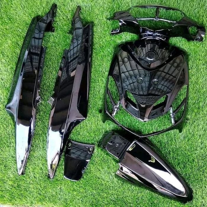 Cover full body Yamaha Mio smile putih lembayung/full body halus mio smile putih lembayungMotorcycle