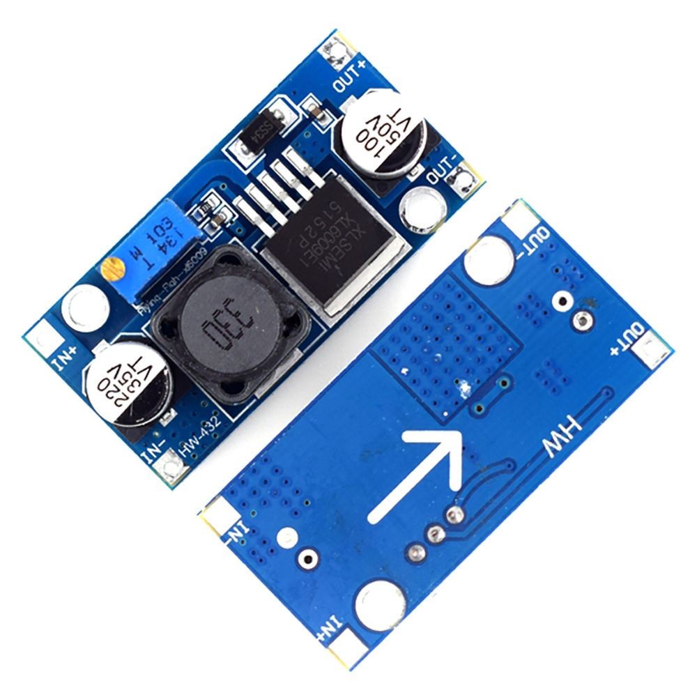 STEP UP STEP DOWN CONVERTER DC TO DC 4A ADJUSTABLE  STEP UP XL-6009 & STEP DOWN LM- 2596 REGULATOR