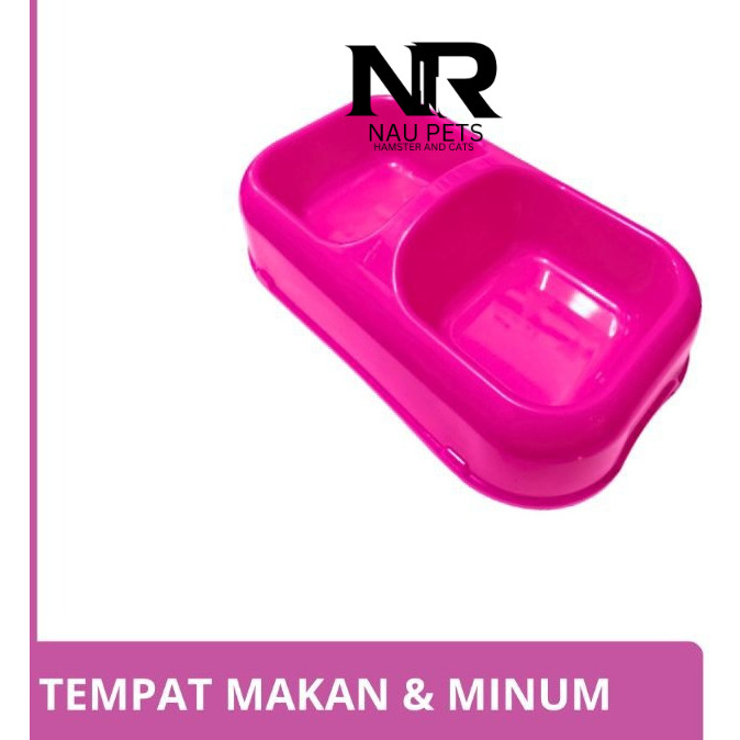 Tempat makan kucing / tempat makan kucing bonus serok kucing