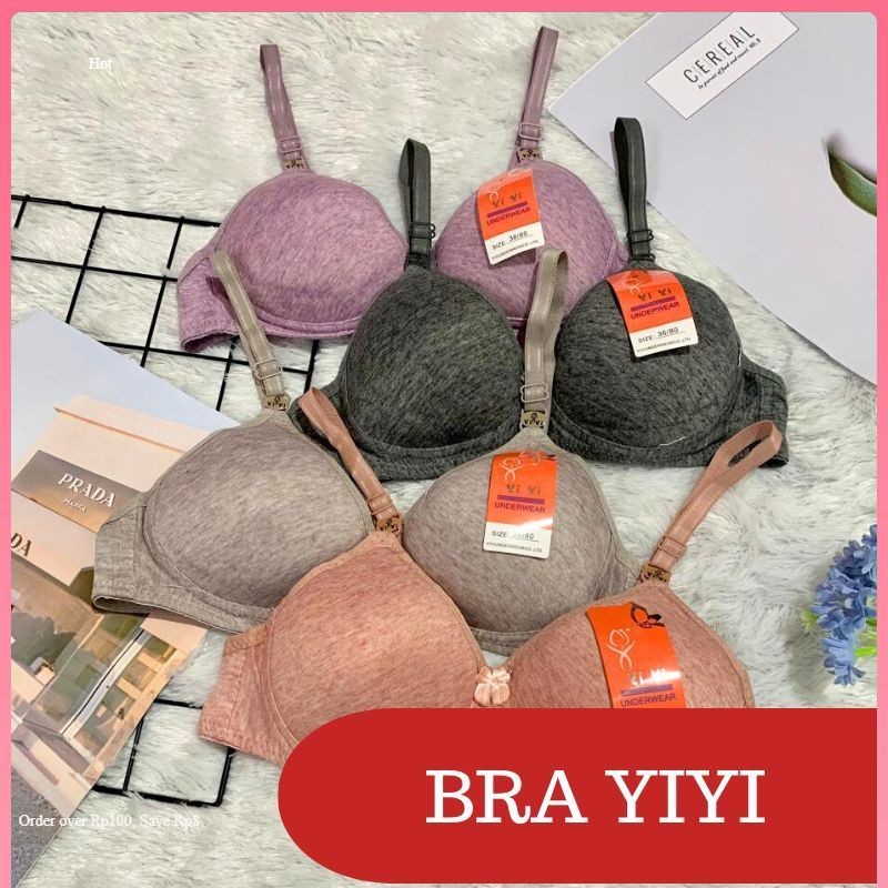 Bodyfit Yiyi Bra/Bh sport Busa Tipis Tanpa Kawat