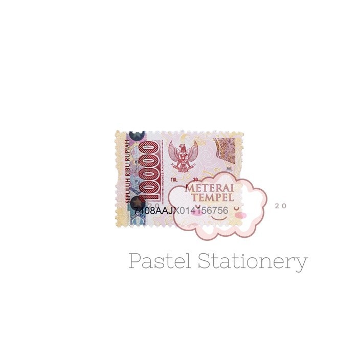 

Materai 10000 Asli Meterai Tempel 100% Original Pos Indonesia