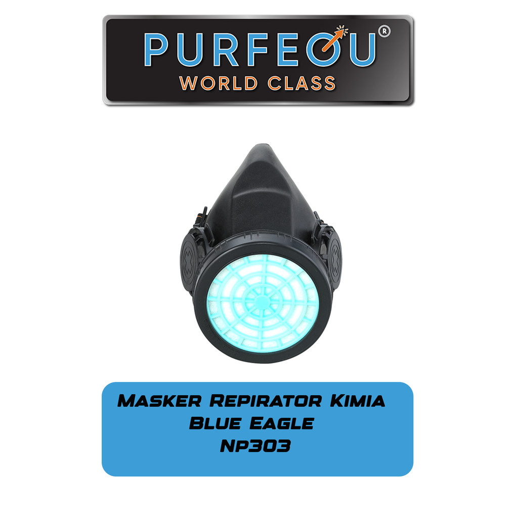 PURFEQU - Masker Repirator Kimia Blue Eagle Np303/Masker Moncong