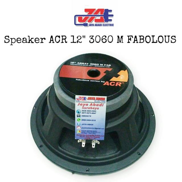 Speaker ACR 12 inch ARRAY 3060 M FABOLOUS