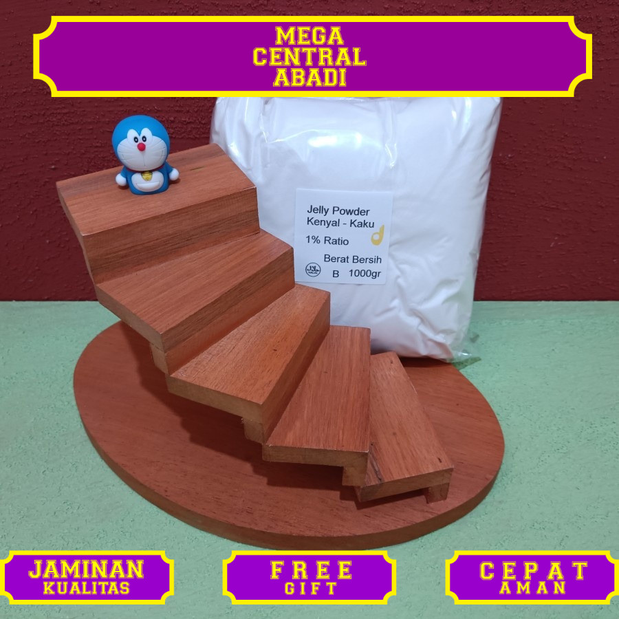 Plain Jelly Powder 1 kg Kenyal / Bubuk Agar-Agar Konyaku 1000 gram Tawar