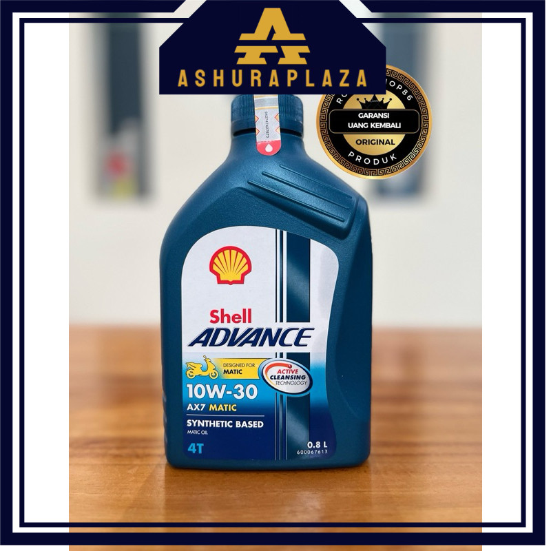 OLI SHELL AX7 MATIC 10W-30 800 ML ORIGINAL OLI SHELL MOTOR SCOOTER MATIC BEAT VARIO PCX SCOOPY ADV