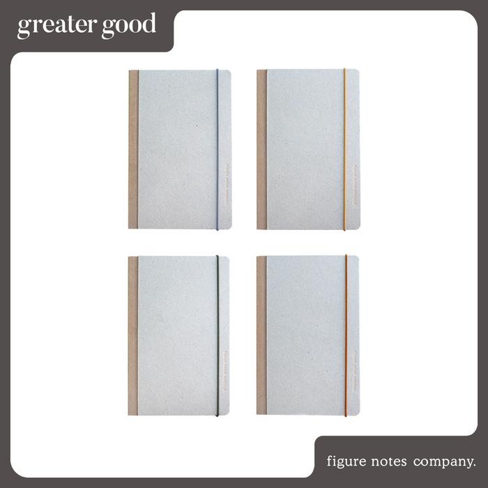 

figure notes company - Rubble Book Raw A6 Recycled Notebook - Yellow