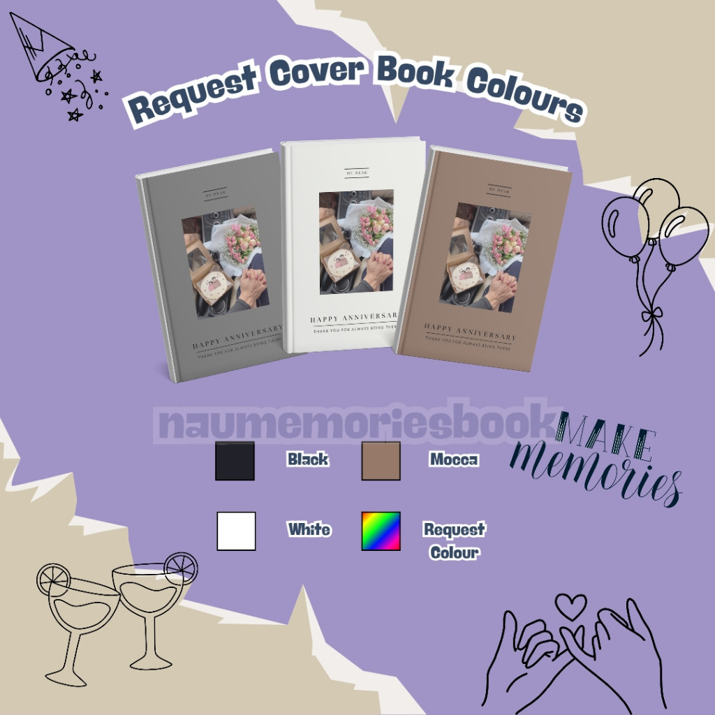 Memories Book Tema Anniversary Hampers Kado Custom | Gift Anniversary