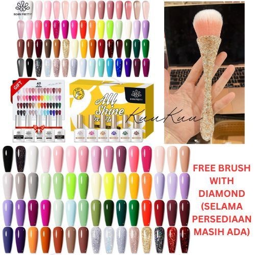 BuuBuu - BORN PRETTY NAIL GEL POLISH SET 60COLOUR + 5BASIC GEL - NAIL ART GEL POLISH SET-SET NAIL GE