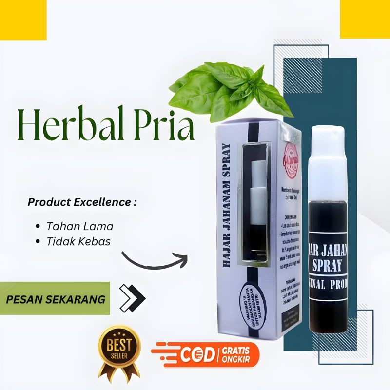 NEW DISKON - Super Kuat Tahan Lama Pria Dewasa Herbal 100% spray