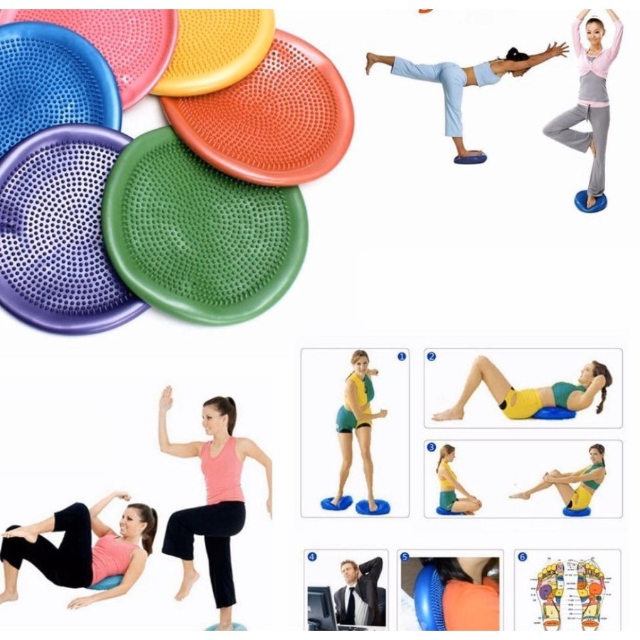 Yoga Balance Pad / Air Pad Yoga ball/ Balance Yoga Ball Half inflatable