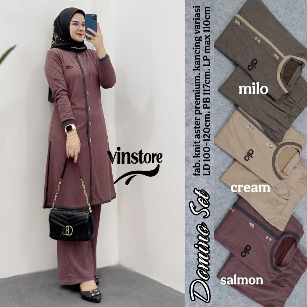 Setelan Wanita Terbaru Domino etelan By VinsStore id