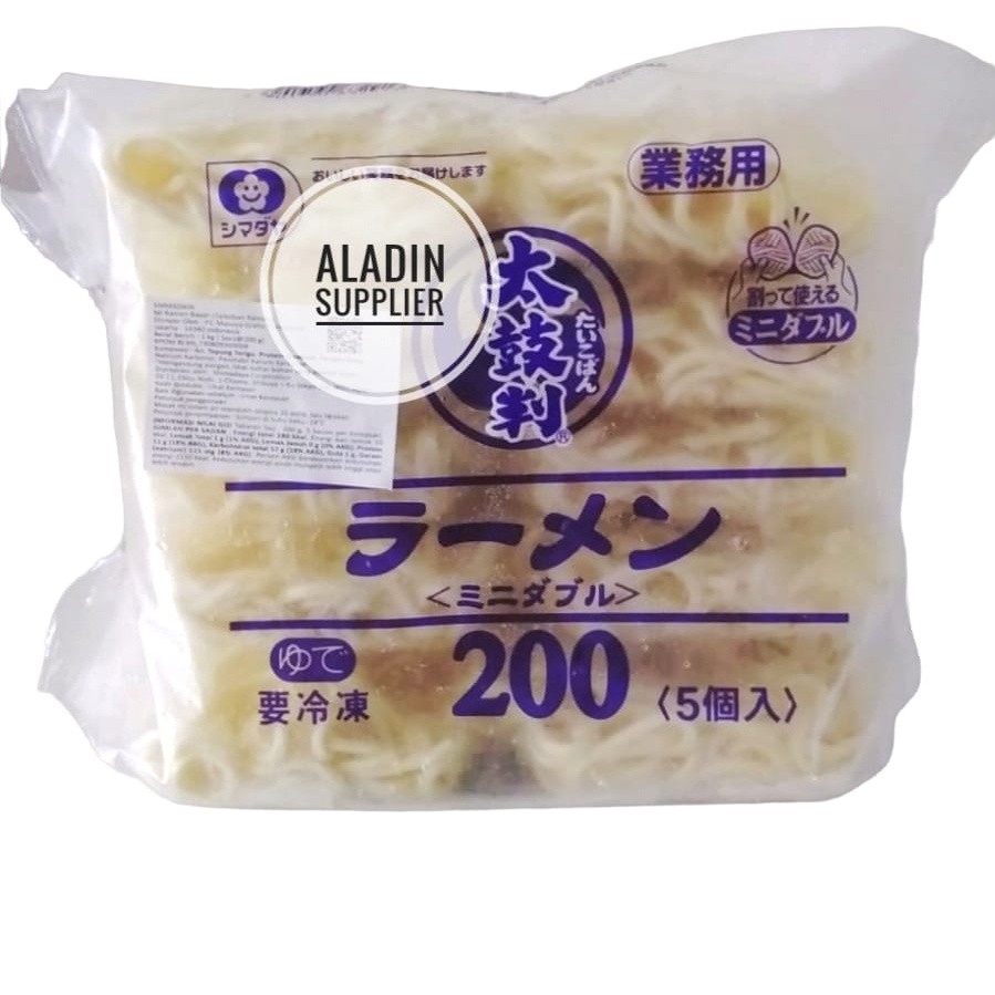 Shimadaya Mie Ramen Frozen 1kg - Taikoban Mi Ramen Basah Jepang