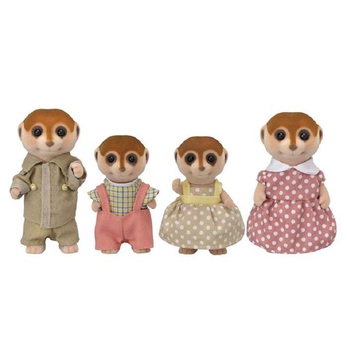 Mainan Koleksi Sylvanian Families Meerkat Family