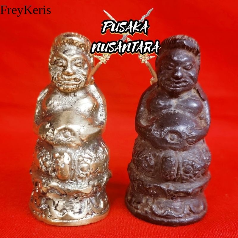 Pusaka Semar Lungguh / Semar Semedi Kuningan Asli murah laris