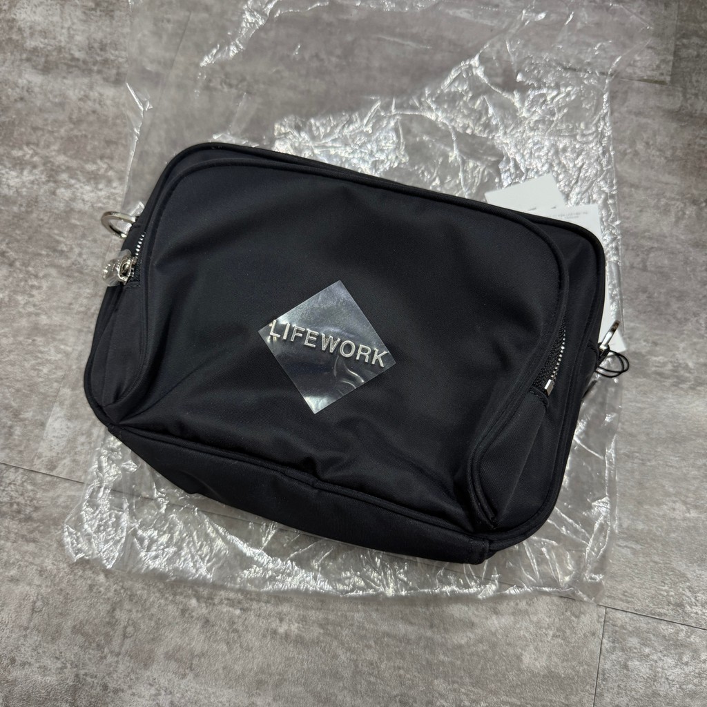 LIFEWORK Hideaway Metal Font Logo Sling Bag Authentic / Tas Selempang LW Original