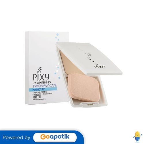 Pixy Bedak Uv Whitening Two Way Cake + Spf 15 White Cream