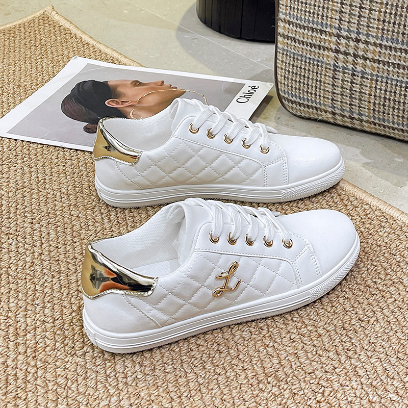 Sepatu Wanita Sepatu Sneakers Wanita Putih Hitam Sepatu Wanita Korean Style