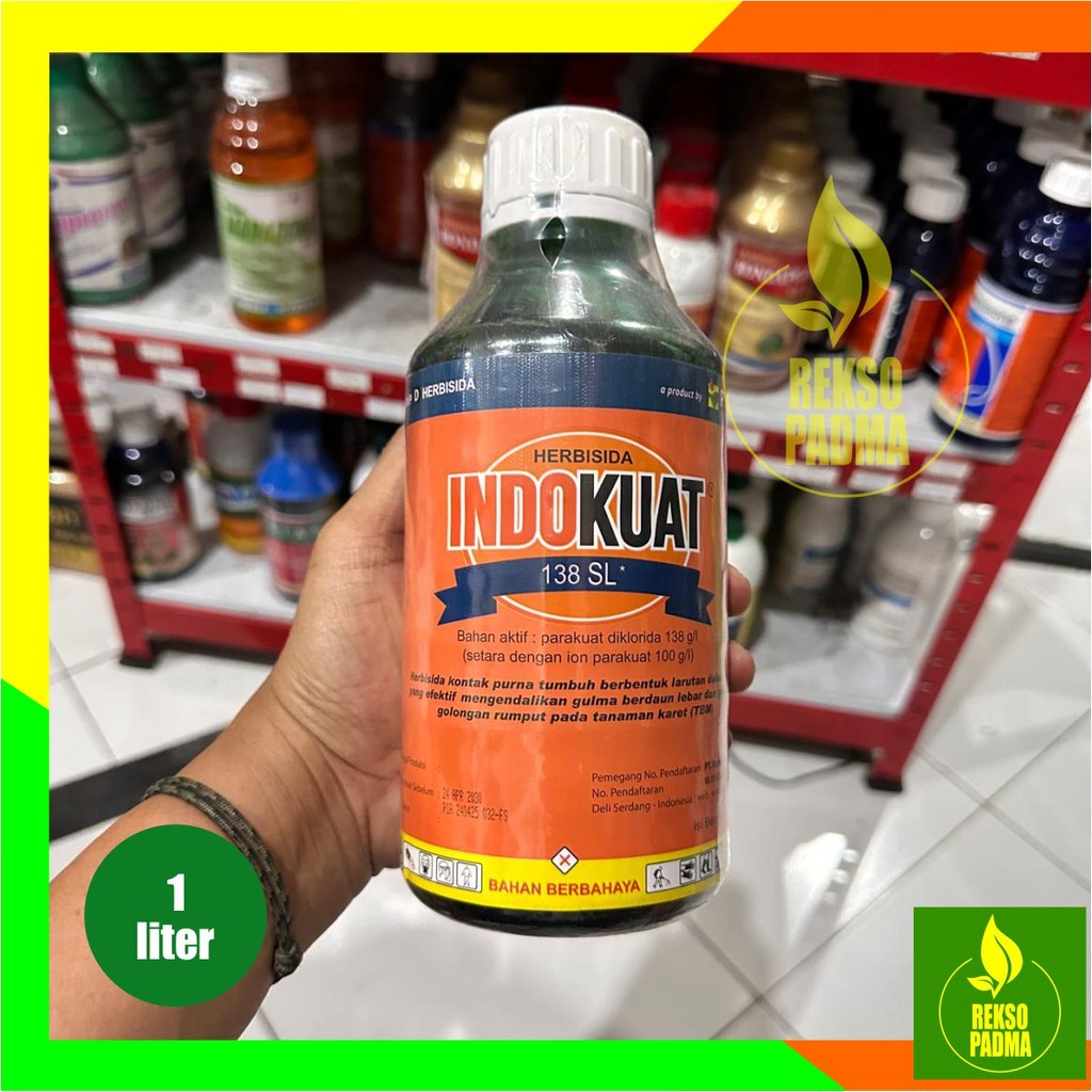 Herbisida Parakuat 138 SL INDOKUAT pembersih gulma rumput liar obat rumput