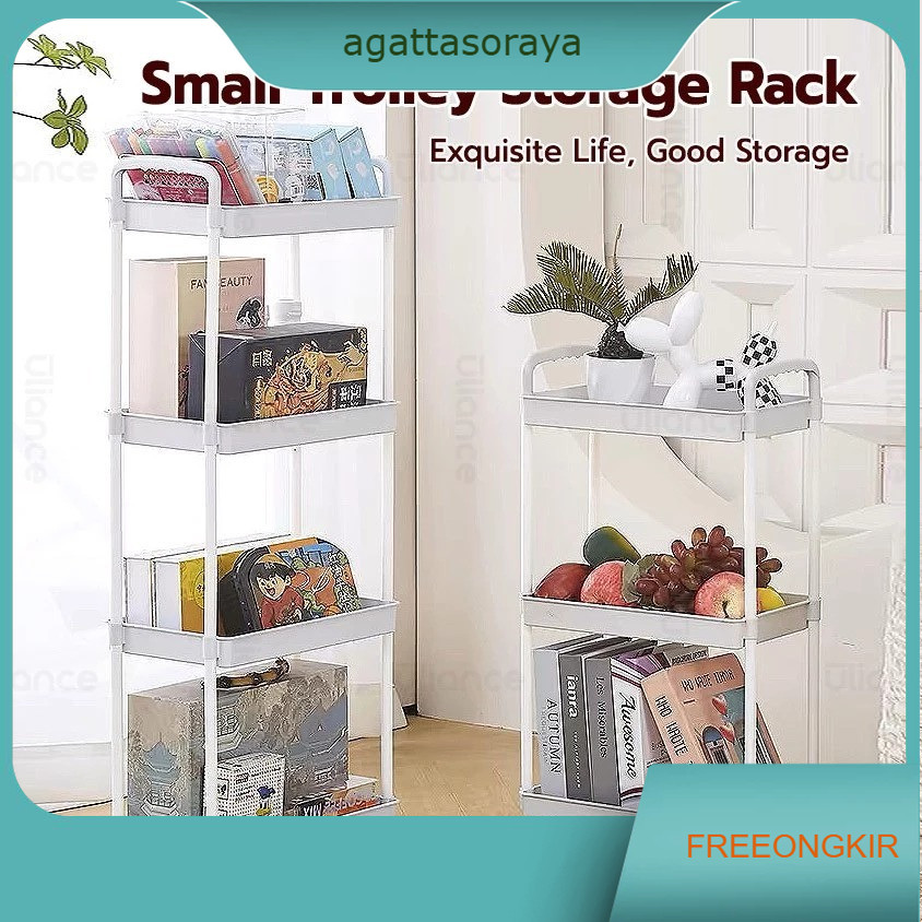 Rak Plastik Susun / Rak Roda Troli Susun Serbaguna