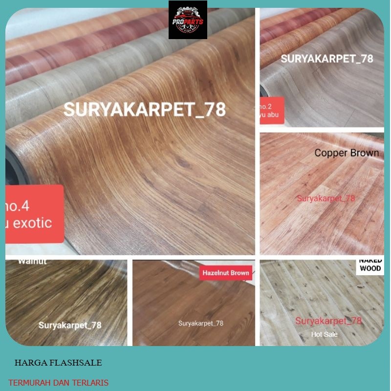 KARPET PLASTIK /KARPET LANTAI VINYL PLASTIK TEBAL IMPORT ( KOREA ) LEBAR 2m TEBAL 0.5mm