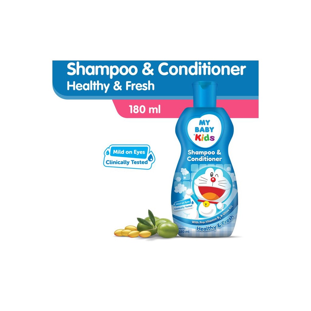 MY BABY KIDS SHAMPOO & CONDITIONER HEALTHY & FRESH 180mL