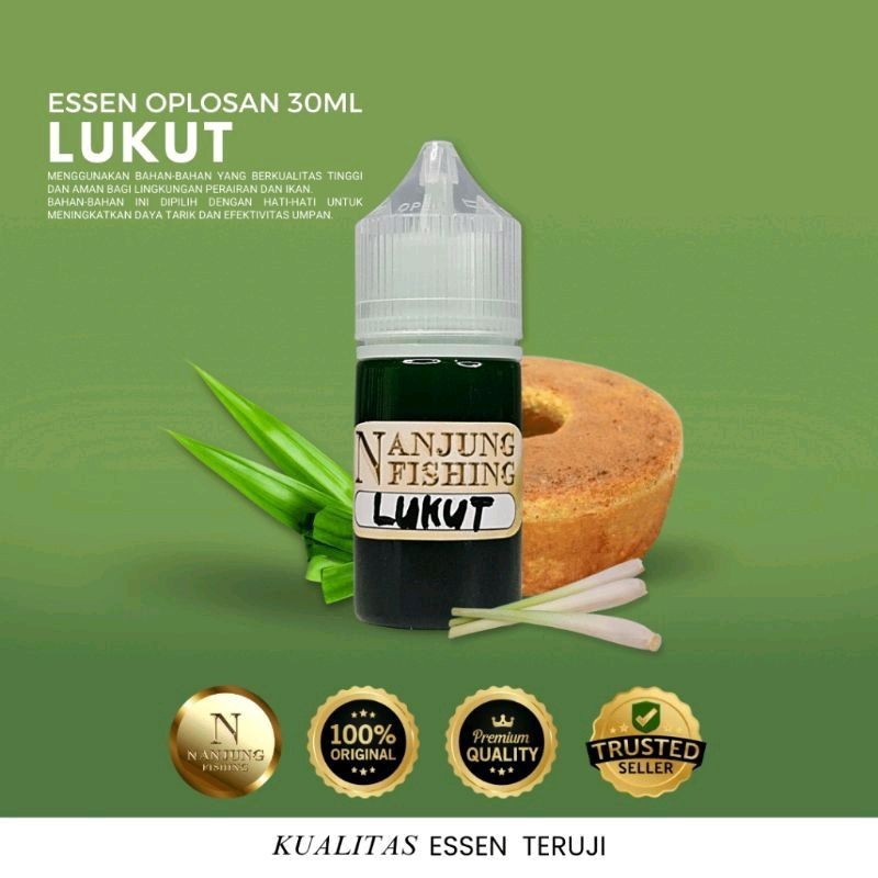 Essen Lukut Nanjung Fishing  Aroma Pandan Bolu Sereh Premium Spesialis Ikan Nila