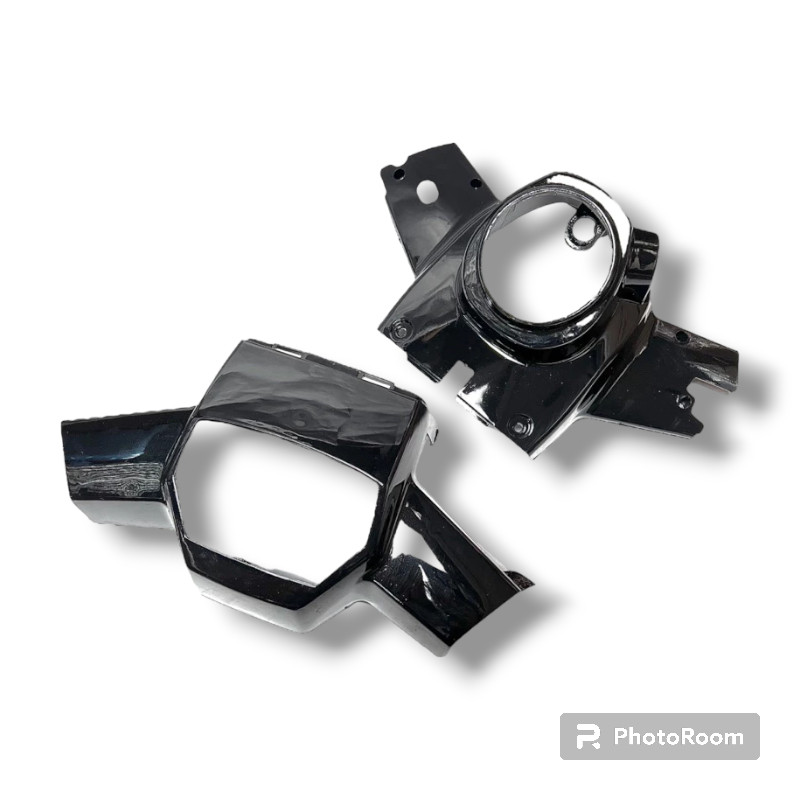 Batok depan atas bawah Suzuki rc100 rc 100 batok atas bawah rc hitam