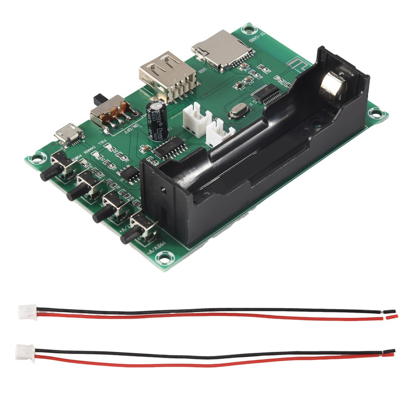 XH-A150 Lithium Battery Bluetooth Digital Power Amplifier Board 5W+5W Mouth Power DIY Small Speaker 