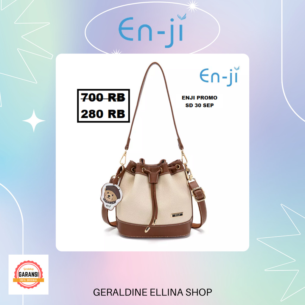 Tas ENJI Wanita  ORIGINAL SALE hand bag seri MONBIN