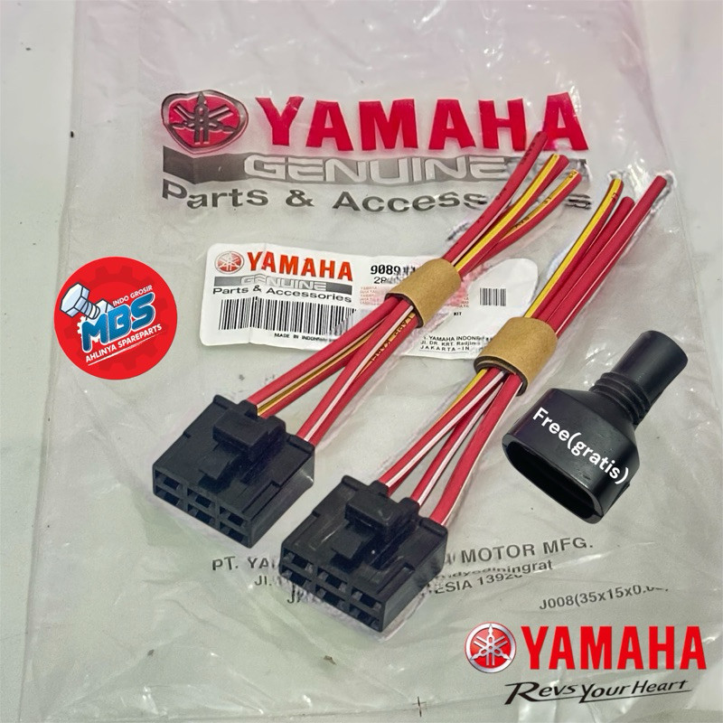 ORI KABEL SOKET REGULATOR KIPROK YAMAHA R25 MT25 N MAX AEROX LAXSI VIXSON R6 DLL